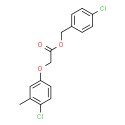 ChemSpider 2D Image | 4-Chlorobenzyl (4-chloro-3-methylphenoxy)acetate | C16H14Cl2O3