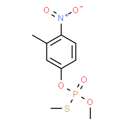 ChemSpider 2D Image | 3-Methyl-4-nitrophenyl dimethyl phosphorothioate | C9H12NO5PS