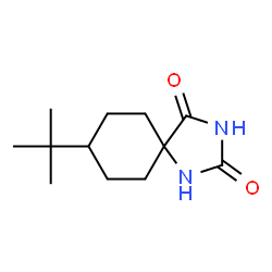 ChemSpider 2D Image | 8-tert-butyl-1,3-diazaspiro[4.5]decane-2,4-dione | C12H20N2O2