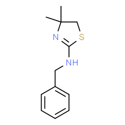 ChemSpider 2D Image | N-Benzyl-4,4-dimethyl-4,5-dihydrothiazol-2-amine | C12H16N2S
