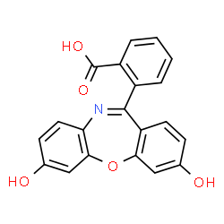ChemSpider 2D Image | 2-(3,7-Dihydroxydibenzo[b,f][1,4]oxazepin-11-yl)benzoic acid | C20H13NO5