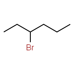 ChemSpider 2D Image | 3-Bromohexane | C6H13Br