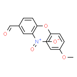 ChemSpider 2D Image | 4-(4-Methoxyphenoxy)-3-nitrobenzaldehyde | C14H11NO5