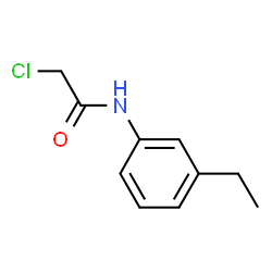 ChemSpider 2D Image | 2-Chloro-N-(3-ethylphenyl)acetamide | C10H12ClNO