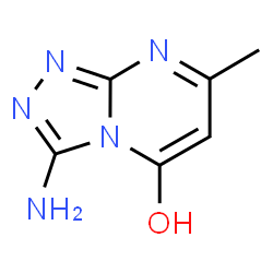 ChemSpider 2D Image | 3-Amino-7-methyl[1,2,4]triazolo[4,3-a]pyrimidin-5-ol | C6H7N5O