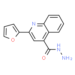 ChemSpider 2D Image | 2-(2-Furyl)-4-quinolinecarbohydrazide | C14H11N3O2