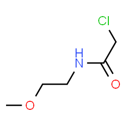 ChemSpider 2D Image | 2-Chloro-N-(2-methoxyethyl)acetamide | C5H10ClNO2