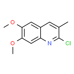 ChemSpider 2D Image | 2-Chloro-6,7-dimethoxy-3-methylquinoline | C12H12ClNO2