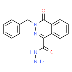 ChemSpider 2D Image | 3-Benzyl-4-oxo-3,4-dihydro-1-phthalazinecarbohydrazide | C16H14N4O2