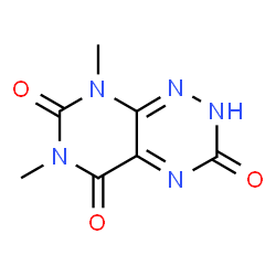 ChemSpider 2D Image | 6,8-Dimethyl-2,8-dihydropyrimido[5,4-e][1,2,4]triazine-3,5,7(6H)-trione | C7H7N5O3