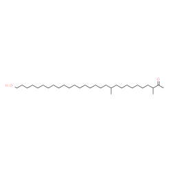 ChemSpider 2D Image | 29-Hydroxy-3,11-dimethyl-2-nonacosanone | C31H62O2