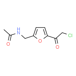 ChemSpider 2D Image | N-{[5-(Chloroacetyl)-2-furyl]methyl}acetamide | C9H10ClNO3