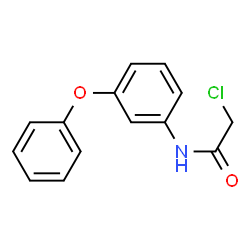ChemSpider 2D Image | 2-Chloro-N-(3-phenoxyphenyl)acetamide | C14H12ClNO2