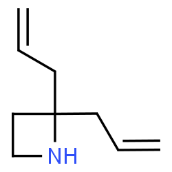 ChemSpider 2D Image | 2,2-Diallylazetidine | C9H15N