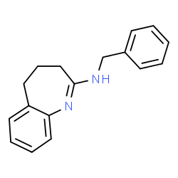 ChemSpider 2D Image | N-Benzyl-4,5-dihydro-3H-1-benzazepin-2-amine | C17H18N2