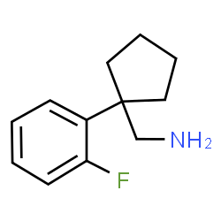 ChemSpider 2D Image | 1-(2-fluorophenyl)cyclopentanemethanamine | C12H16FN