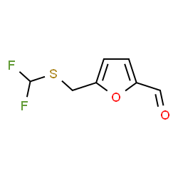 ChemSpider 2D Image | 5-([(DIFLUOROMETHYL)THIO]METHYL)-2-FURALDEHYDE | C7H6F2O2S