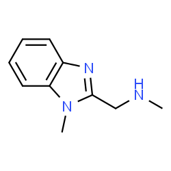 ChemSpider 2D Image | N-Methyl-1-(1-methyl-1H-benzimidazol-2-yl)methanamine | C10H13N3