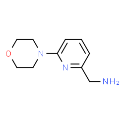 ChemSpider 2D Image | (6-morpholinopyrid-2-yl)methylamine | C10H15N3O