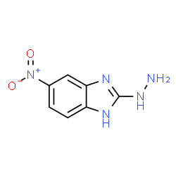 ChemSpider 2D Image | 2-Hydrazino-5-nitro-1H-benzimidazole | C7H7N5O2