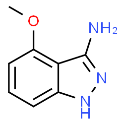 ChemSpider 2D Image | 4-Methoxy-1H-indazol-3-amine | C8H9N3O