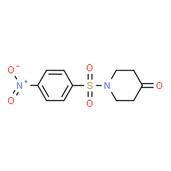 ChemSpider 2D Image | 1-((4-nitrophenyl)sulfonyl)piperidin-4-one | C11H12N2O5S