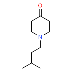 ChemSpider 2D Image | 1-(3-Methylbutyl)-4-piperidinone | C10H19NO