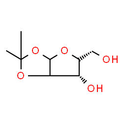 ChemSpider 2D Image | (2xi)-1,2-O-Isopropylidene-L-erythro-pentofuranose | C8H14O5