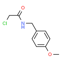 ChemSpider 2D Image | N-(p-Anisyl)chloroacetamide | C10H12ClNO2