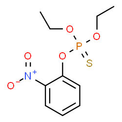 ChemSpider 2D Image | O,O-Diethyl O-(2-nitrophenyl) phosphorothioate | C10H14NO5PS