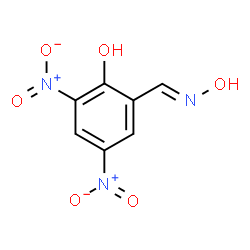 ChemSpider 2D Image | 2-[(E)-(Hydroxyimino)methyl]-4,6-dinitrophenol | C7H5N3O6