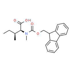 ChemSpider 2D Image | Fmoc-N-Me-Ile-OH | C22H25NO4