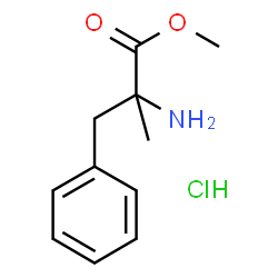 ChemSpider 2D Image | Methyl alpha-methylphenylalaninate hydrochloride (1:1) | C11H16ClNO2