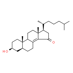 ChemSpider 2D Image | 5α-Cholest-8(14)-en-3β-ol-15-one | C27H44O2