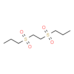 ChemSpider 2D Image | 1,1'-(1,2-ETHANEDIYLBIS(SULFONYL))BISPROPANE | C8H18O4S2