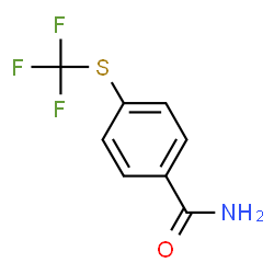 ChemSpider 2D Image | 4-(Trifluoromethylthio)benzamide | C8H6F3NOS