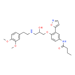 ChemSpider 2D Image | Ecastolol | C26H33N3O6