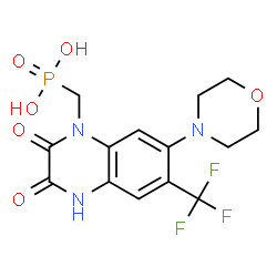 ChemSpider 2D Image | Fanapanel | C14H15F3N3O6P