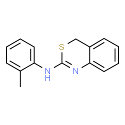 ChemSpider 2D Image | (4H-Benzo[d][1,3]thiazin-2-yl)-o-tolyl-amine | C15H14N2S