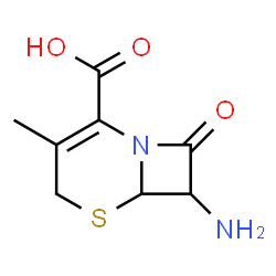 ChemSpider 2D Image | 7-ADCA | C8H10N2O3S