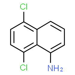 ChemSpider 2D Image | 5,8-Dichloro-1-naphthalenamine | C10H7Cl2N