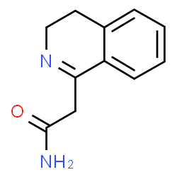 ChemSpider 2D Image | 2-(3,4-Dihydro-1-isoquinolinyl)acetamide | C11H12N2O