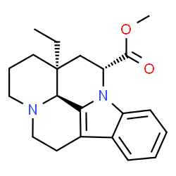 ChemSpider 2D Image | Methyl (3alpha,14alpha,16alpha)-14,15-dihydroeburnamenine-14-carboxylate | C21H26N2O2