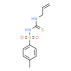 ChemSpider 2D Image | N-(Allylcarbamothioyl)-4-methylbenzenesulfonamide | C11H14N2O2S2