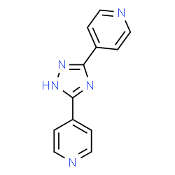 ChemSpider 2D Image | 4,4'-(1H-1,2,4-Triazole-3,5-diyl)dipyridine | C12H9N5