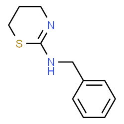 ChemSpider 2D Image | N-Benzyl-5,6-dihydro-4H-1,3-thiazin-2-amine | C11H14N2S
