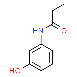ChemSpider 2D Image | N-(3-Hydroxyphenyl)propanamide | C9H11NO2
