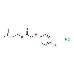 ChemSpider 2D Image | Meclofenoxate Hydrochloride | C12H17Cl2NO3