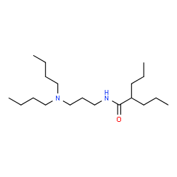 ChemSpider 2D Image | N-[3-(Dibutylamino)propyl]-2-propylpentanamide | C19H40N2O