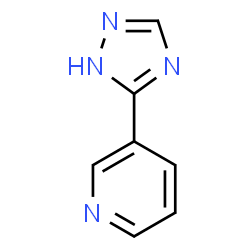ChemSpider 2D Image | 3-(1H-1,2,4-Triazol-5-yl)pyridine | C7H6N4